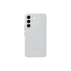 Cover Samsung S22 Rainbow Leather - Light Gray
